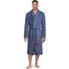 Polo Sleepwear U.S. Polo Assn. U.S. Polo Assn. Men’s Bathrobe – Plush Fleece Robe with Shawl Collar, Large-X-Large, Eblue
