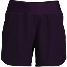 Vrouw - W36 Shorts Lands' End Board Shorts with Swim Briefs - Purple