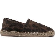 Brown - Men Espadrilles Tom Ford cheetah-print suede espadrilles men Calf Leather/Rubber/Calf Leather Brown