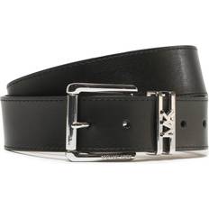 Women Belts on sale Michael Kors Women's Genuine Leather Logo Belt Black Black