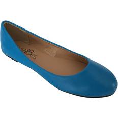 Ballerina Ballet Flat Shoes Solids Leopards - Blue
