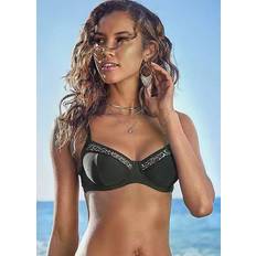 Beige Bikini Tops Lascana Underwired Bikini Top