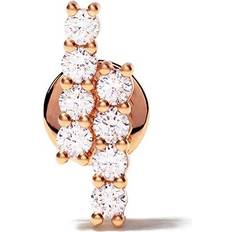 Rose Gold Earrings ALINKA 18kt rose gold RIVIERA diamond stud earring women Diamond/18kt Rose Gold One