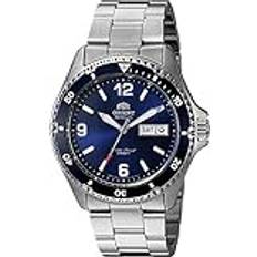 Orient Mako II – japansk automatisk dykarklocka för män i rostfritt stål, färg: silverfärgad modell: FAA02002D9 Armband