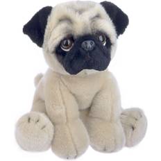 GANZ 12" Heritage Pug Stuffed Animal,Tan,12 inches