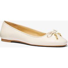 Michael Kors Ballerinas Michael Kors Leather Ballet Flat Natural