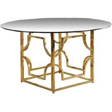 Gold Dining Sets Best Master Furniture Kina Tempered Dining Set