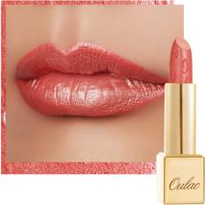 Metallic Lipsticks Oulac Metallic Shine Glitter Lipstick - Orange