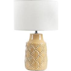 Keramik - Orange Bordslampor Beliani Modern Glossy Base Table Lamp