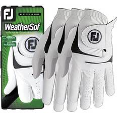 FootJoy Golf FootJoy Herrar WeatherSof Cabretta läder allväder 3-pack LH golfhandske S