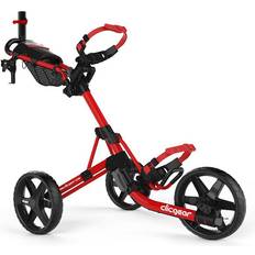 Red Golf Trolleys Clicgear 4.0 3-Wheel Push