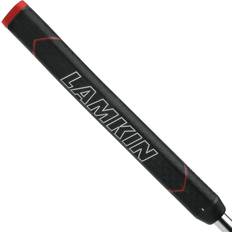 Impugnature da golf Lamkin Sink Fit PU Straight Standard Black/Red Grip