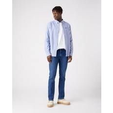 Wrangler Herr Skjortor Wrangler Pocket Button Down skjorta, Blue Tint
