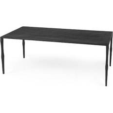 Mercana Timothy Ebony Black Iron Side Small Table