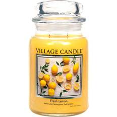 Village Candle Fresh Lemon Yellow Scented Candle