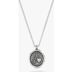 Grey - Men Necklaces Dower & Hall Men's 'Spiro, Spero' Talisman Necklace