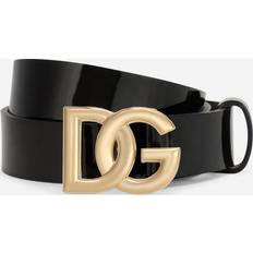 Dolce & Gabbana Mujer Cinturones Dolce & Gabbana Nero Kids Logo-buckle Leather Belt