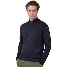 Paul & Shark Mens Summer Wool Garment Dyed Sweater Navy