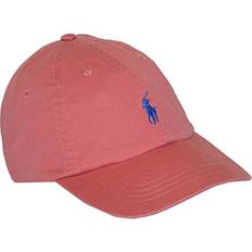 Men - Polo Caps Polo Ralph Lauren Mens Polo Ralph Lauren Classic Cotton Chino Baseball Sports Cap Hat, Salmon