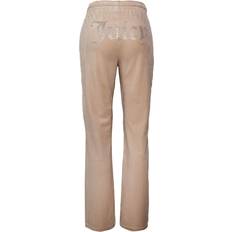 Juicy Couture Damen Hosen Juicy Couture Classic Track Pant With Diamante Logo Brown, Brown, Xxs, Women Brown