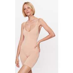 Beige Bodys Hunkemöller Bodi sin costuras para muslos más delgados Beige