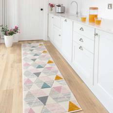 Carpets & Rugs Topaz Pastel Pentagon Hallway Runner Multicolour