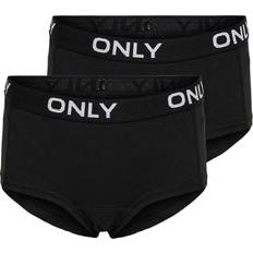 Only Donna Mutande Only Set di 2 boxer Kids - Nero