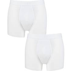 Pringle Pack White Plain Hipster Trunks Men's
