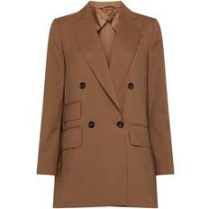 Canvas Blazers Max Mara Luglio wool, mohair and silk blazer brown