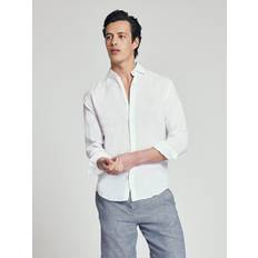 Frescobol Carioca Antonio Linen Shirt White