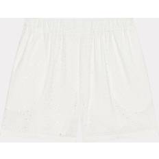 Kenzo Women Shorts Kenzo Broderie Anglaise Shorts Off White Womens