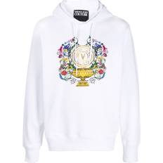 Versace Jeans Couture Versace Jeans Couture logo-print hoodie men Cotton White