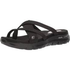 Skechers Cali Women's Flex Appeal 2.0-Start up Sport Sandal,black/black,11