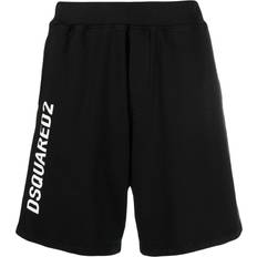 DSquared2 Shorts DSquared2 cotton logo print shorts men Cotton/Cotton Black