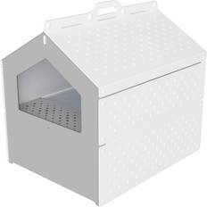 Palram Pets Casper Enclosed Litter Box, Modern Covered