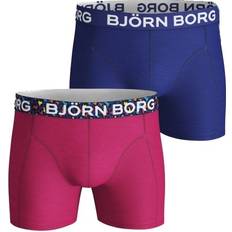 Björn Borg Rosa Kalsonger Björn Borg 2-Pack Shorts Boxerkalsong Rosa Blå Herr