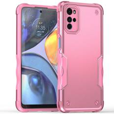 MAULUND Motorola Moto G22 Hybrid Tough Case Pink