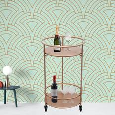 Small Round Cart/Drinks Trolley