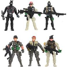 Haptime Military Action Figure Play Set for Kids