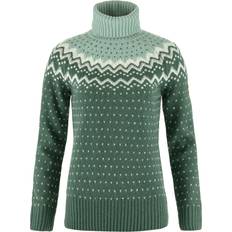 Fjällräven Övik Knit Roller Neck W - Deep Patina/Misty Green