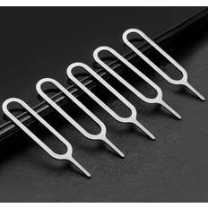 SIM-kortfack Shein Sim Card Tray Pins for iPhone/iPad/HTC/Samsung 5 Pcs