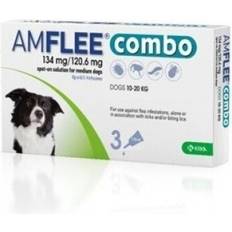 Krka AMFLEE COMBO 134MG 120.6MG DOGS 10-20KG