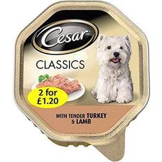 Cesar Garden Terrine Dog Food Tray Lamb, Turkey & Beans