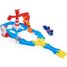 Mighty Express, Port Station Playset with Exclusive Mechanic Milo Toy Train and Magnetic crane