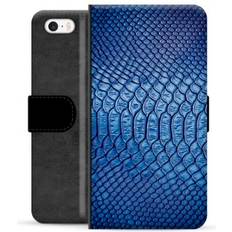 Apple iPhone 5/5S/SE Mobilfodral MTP Products iPhone 5/5S/SE Premium Plånboksfodral Läder