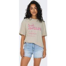 Linen T-shirts Only Oversized O-neck T-shirt