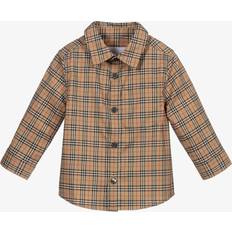 Burberry Bebisar Barnkläder Burberry Baby Boys Beige Vintage Check Shirt Beige month