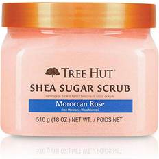 Parabenfri Kroppsskrubb Tree Hut Shea Sugar Scrub Moroccan Rose 510g