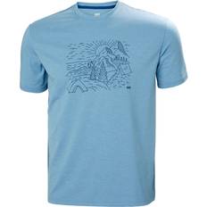 Helly Hansen Skog Recycled Graphic Short Sleeve T-shirt Blue Man