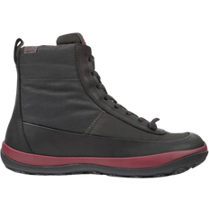 Camper Flat Ankle Boots - Black